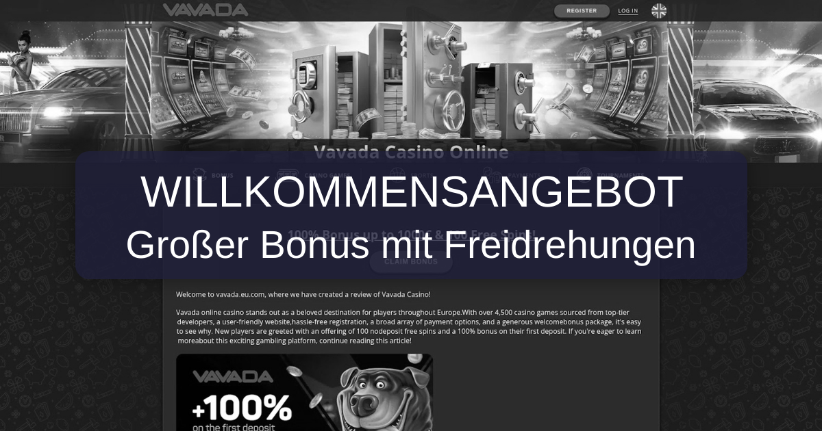 Vavada Casino welcome bonus